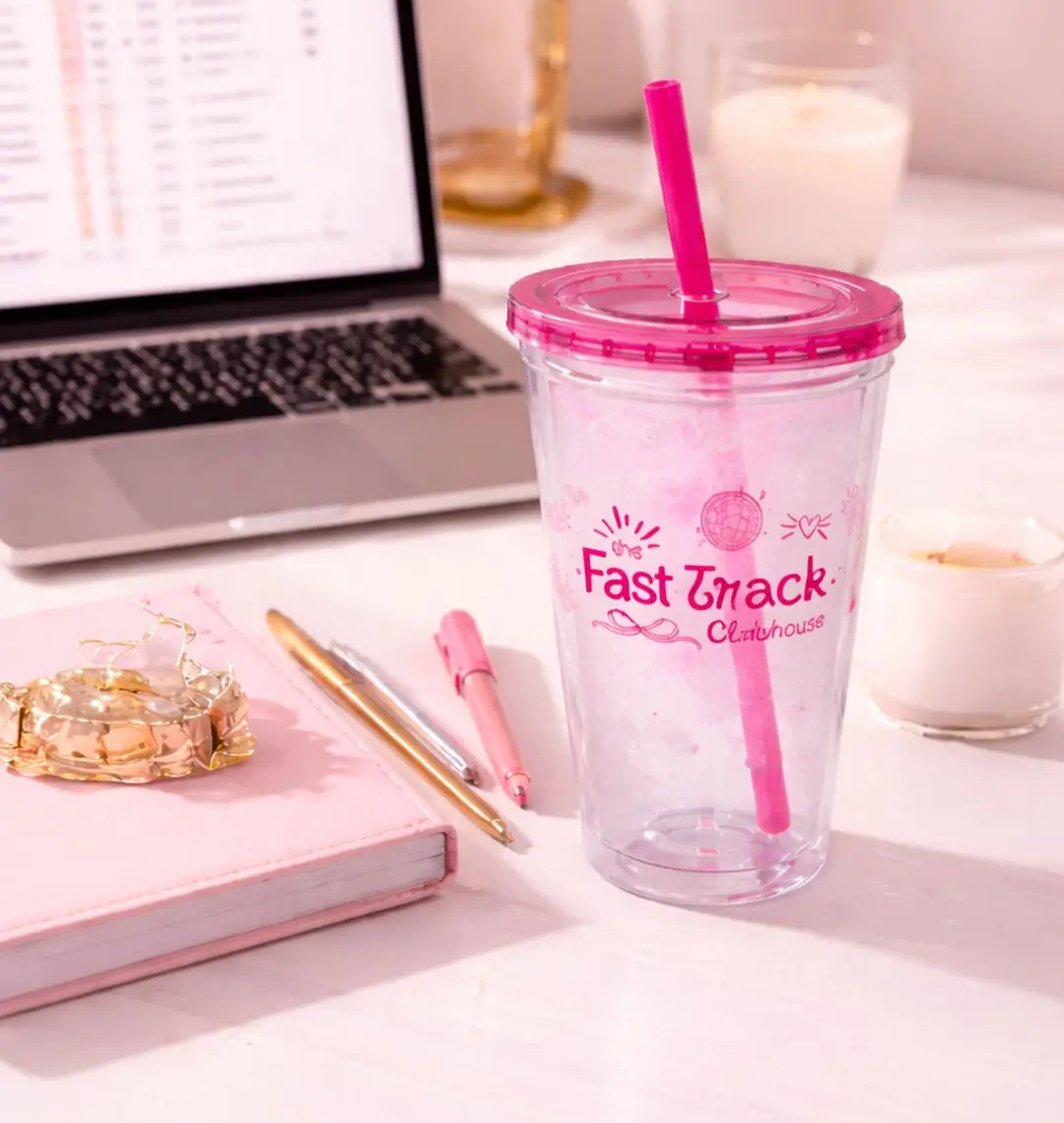 Fast Track Clubhouse tumbler